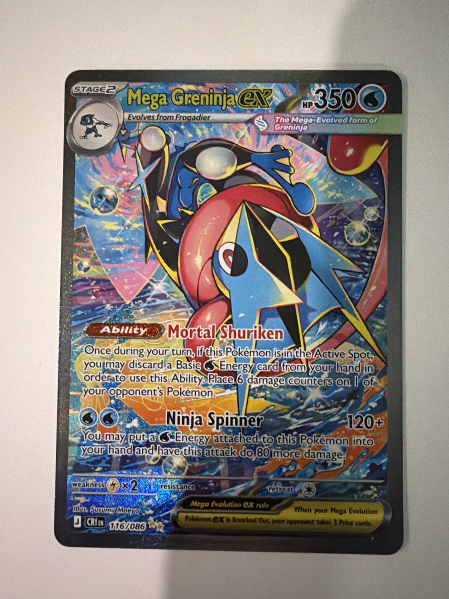 AI Graded Mega Greninja EX – Free Card Grading Results | FreeGrading.ai